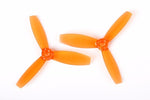 1 Pair DYS 3045 3 Inch 3 Blade Propeller Triblade Bullnose Prop Red Orange Yellow Green Blue Purple For RC Drones