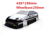 2018 Newest 1/10 rc car shell body for 1:10 Racing car 94111 width:190mm/195mm Multiple options