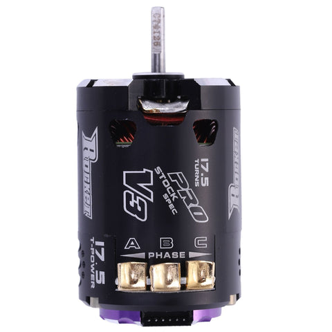 SURPASS HOBBY V3 540 17.5T Sensored SPEC RC Brushless Motor for 1/10 RC Racing Car Truck RC Car Parts Accessories Purple black